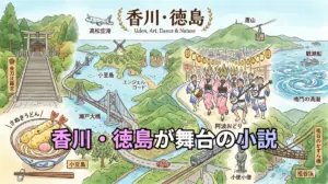 香川・徳島が舞台の小説