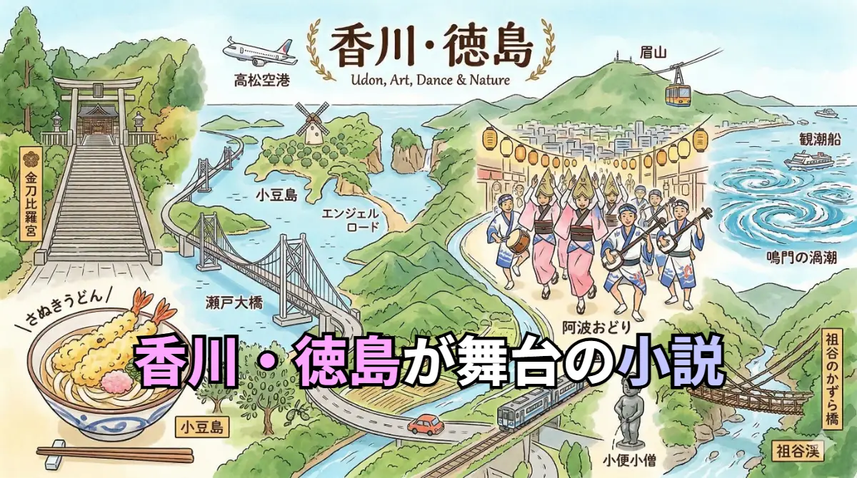 香川・徳島が舞台の小説