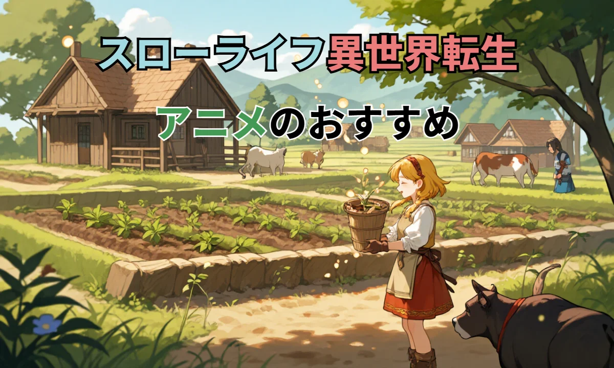 スローライフ異世界転生アニメのおすすめ