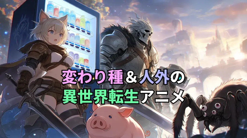 変わり種＆人外の異世界転生アニメ