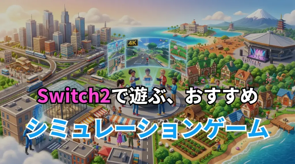 Switch2で遊ぶ、シミュレーションゲーム