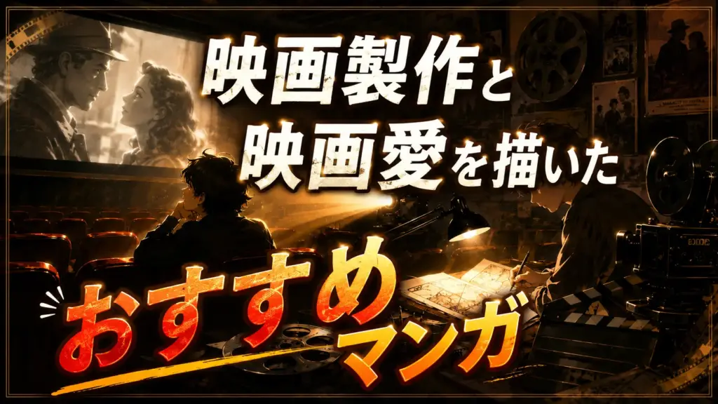 映画製作と映画愛を描いたおすすめマンガ