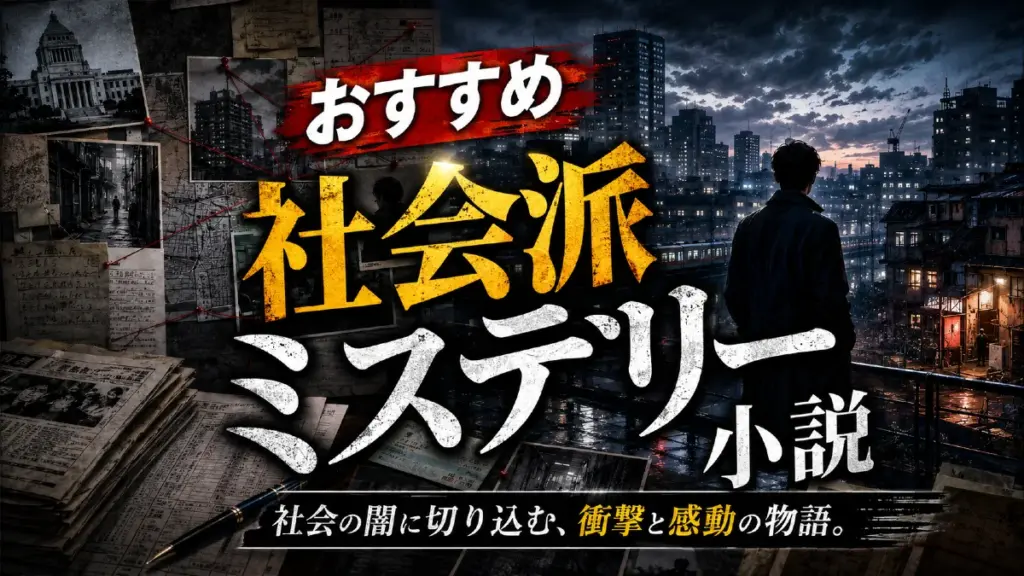 おすすめ社会派ミステリー小説