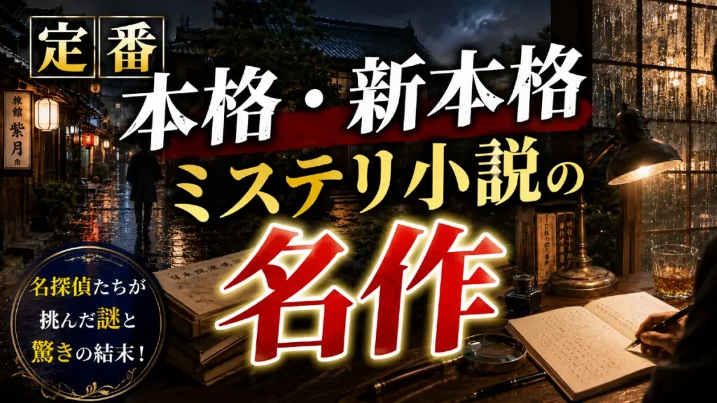 本格・新本格ミステリ小説の名作